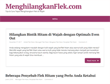Tablet Screenshot of menghilangkanflek.com